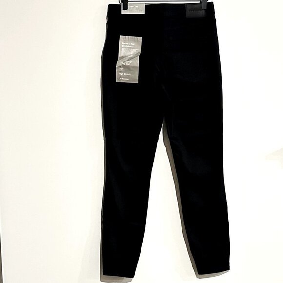 NWT Everlane The Way-High Clean Front Skinny Jean in Black - Size 30 - Picture 8 of 16